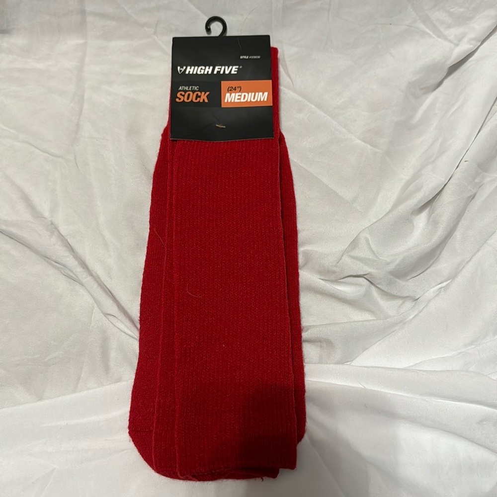 NWT- High Five athletic sock size medium (24”)